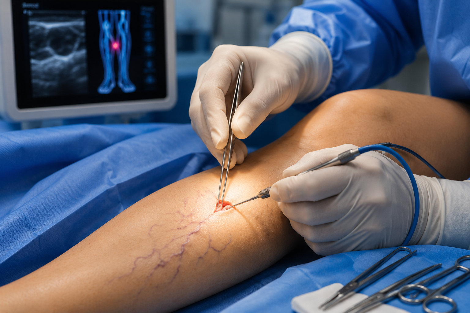Microcirurgia de varizes em perna